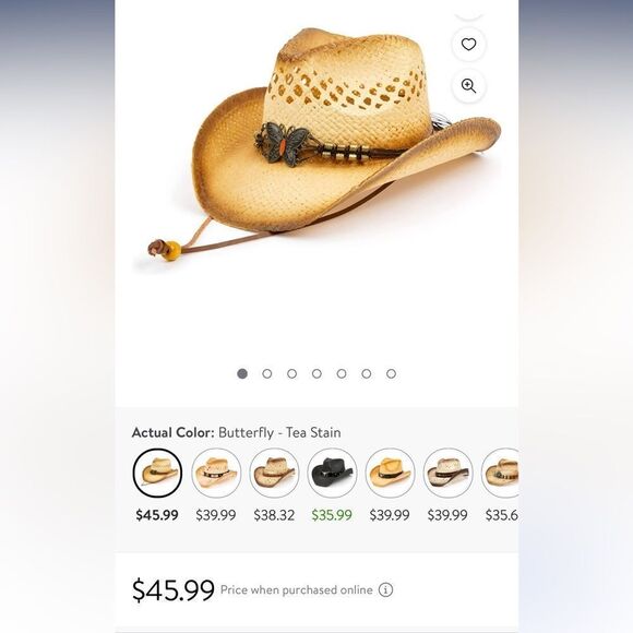 Milani awesome straw cowgirl hat! main image 11